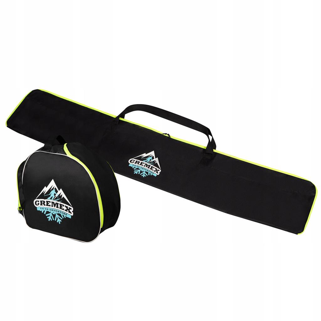 Set of Cover Backpack Ski Bag + Boots Graphite 160