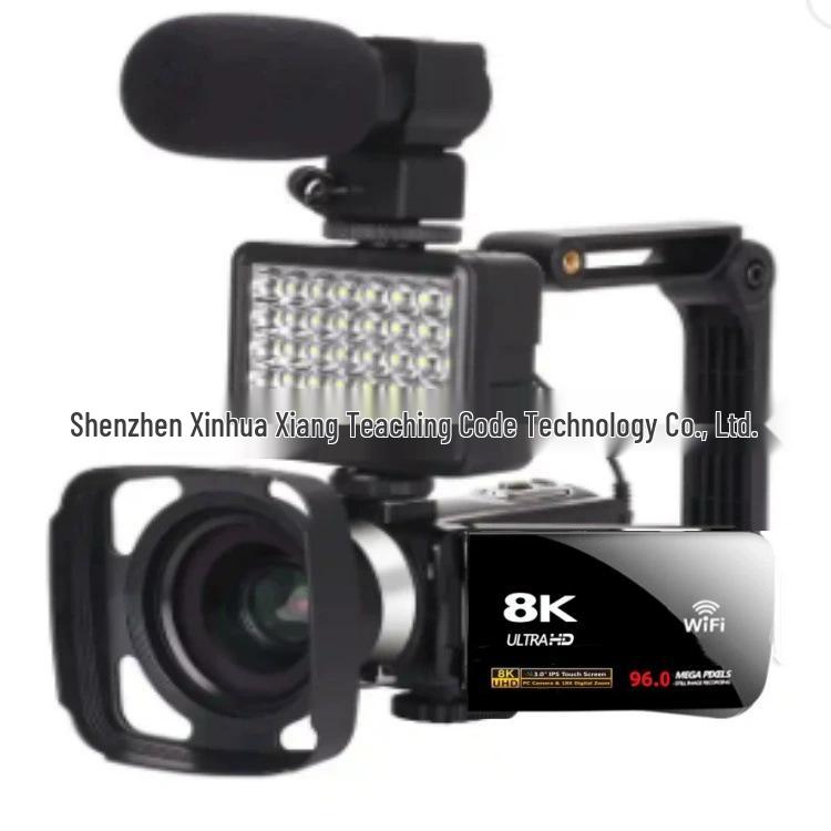 4K 48MP HD Digital Camera with Touchscreen & Microphone