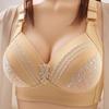 Large-sized Thin-cup Bra for Women Without Underwire Beautiful Back Underwear Adjustable Close-in Bra