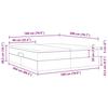 Storage Bed with Mattress Light Grey 180 x 200 cm Velvet