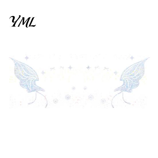 Halloween Face Decoration Glitter Butterfly Stickers, Waterproof Temporary Tattoos for Festival Party Stage Stickers Makeup, Easy Application