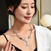 Handmade Chic Galaxy Orbit Star Pendant Necklace With Unique Heart Shape For All