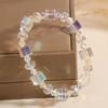 Exquisite European & American Square Crystal Bracelet: Luxurious, Dazzling Multi-Color Wristband