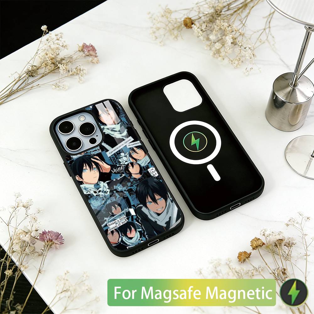 Noragami Yato Phone Case For iPhone17,16,15,14,13,12,11 Plus,Pro Magnetic with Magsafe Wireless Charging