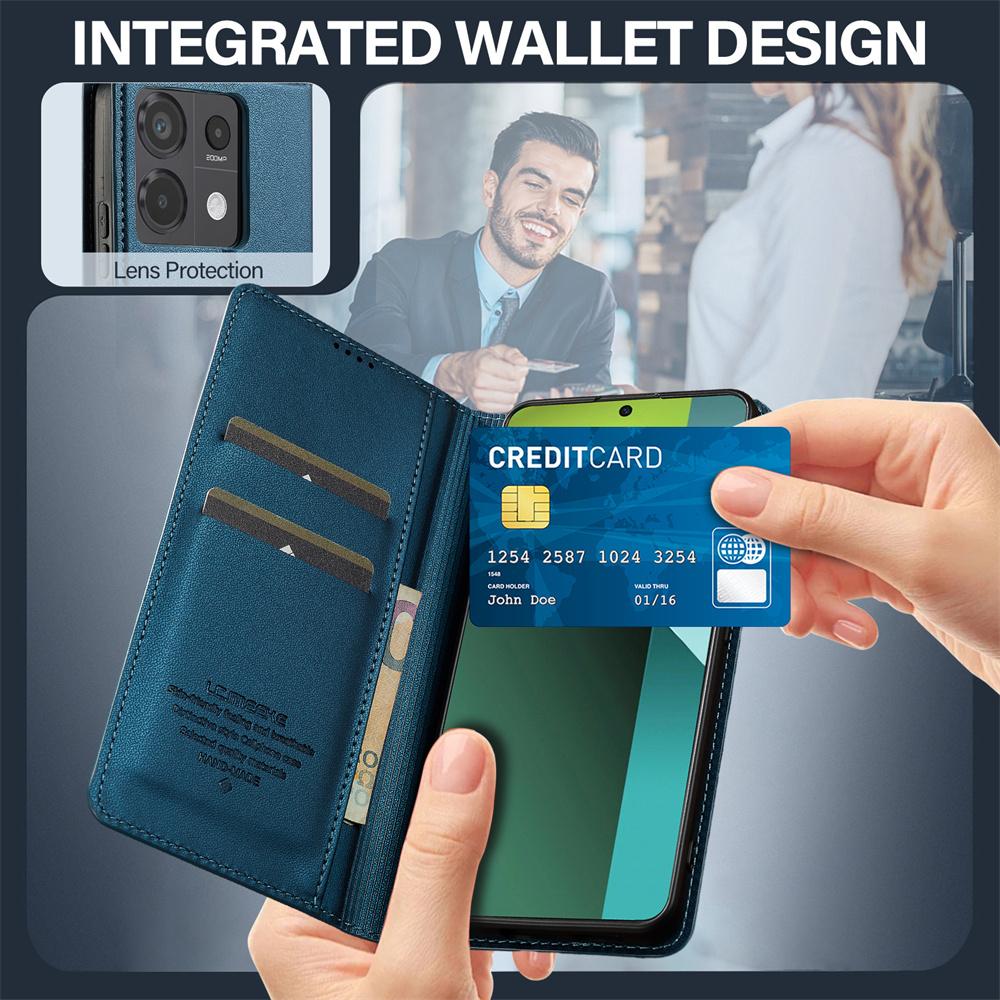 For Redmi Note 13 14 Pro 5G Case Leather Wallet Flip Cover For Redmi Note 13 12 11 4G Phone Case Redmi Note 13 12 11 Pro 5G Case