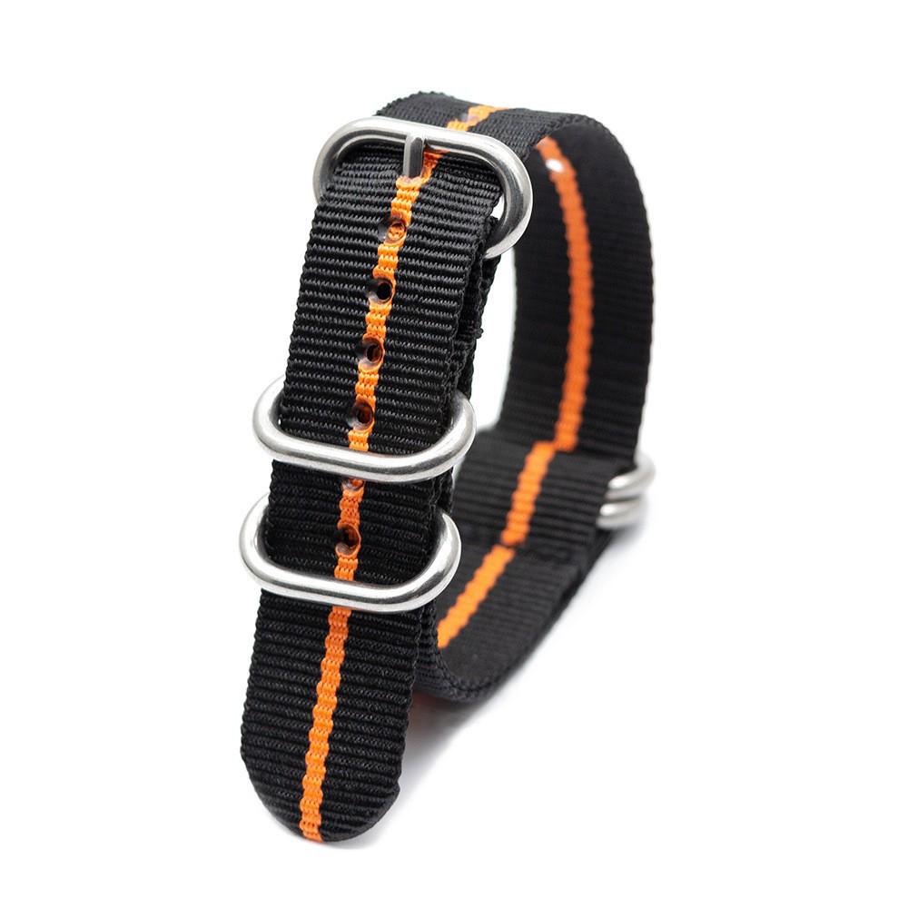 Silver Smooth Oval Buckle Nylon Watch Strap - Waterproof E-commerce Source Watch Band