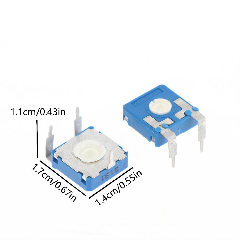 Wholesale 5Pcs 10K/100K Vertical Adjustable Potentiometer CA14NV17.5 10KA2020LV10 Adjustable Resistance Potentiometer