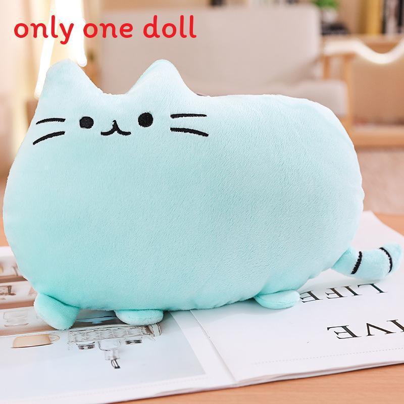 Cute Cookie Cat Plush Toy With Pp Cotton Filling For Kids Bedroom Decor