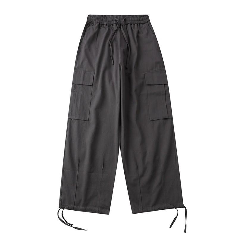 Vintage Cargo Pants Loose Fit Streetwear Casual Trousers Men Women