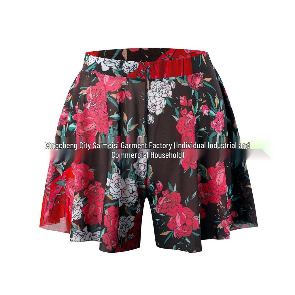 Women's Long Sleeve Sun Protection Bikini Set with European & American Style Shorts
