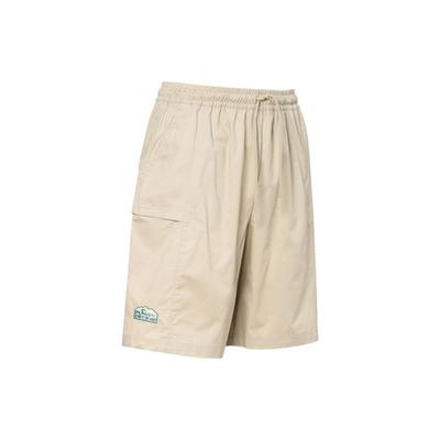 Solid Color Sports Casual Drawstring Shorts Women Shorts Off-White 536882-64