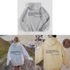 Womens Fleece Hoodie With Letter Print And Kangaroo Pocket For Casual Winter Wear