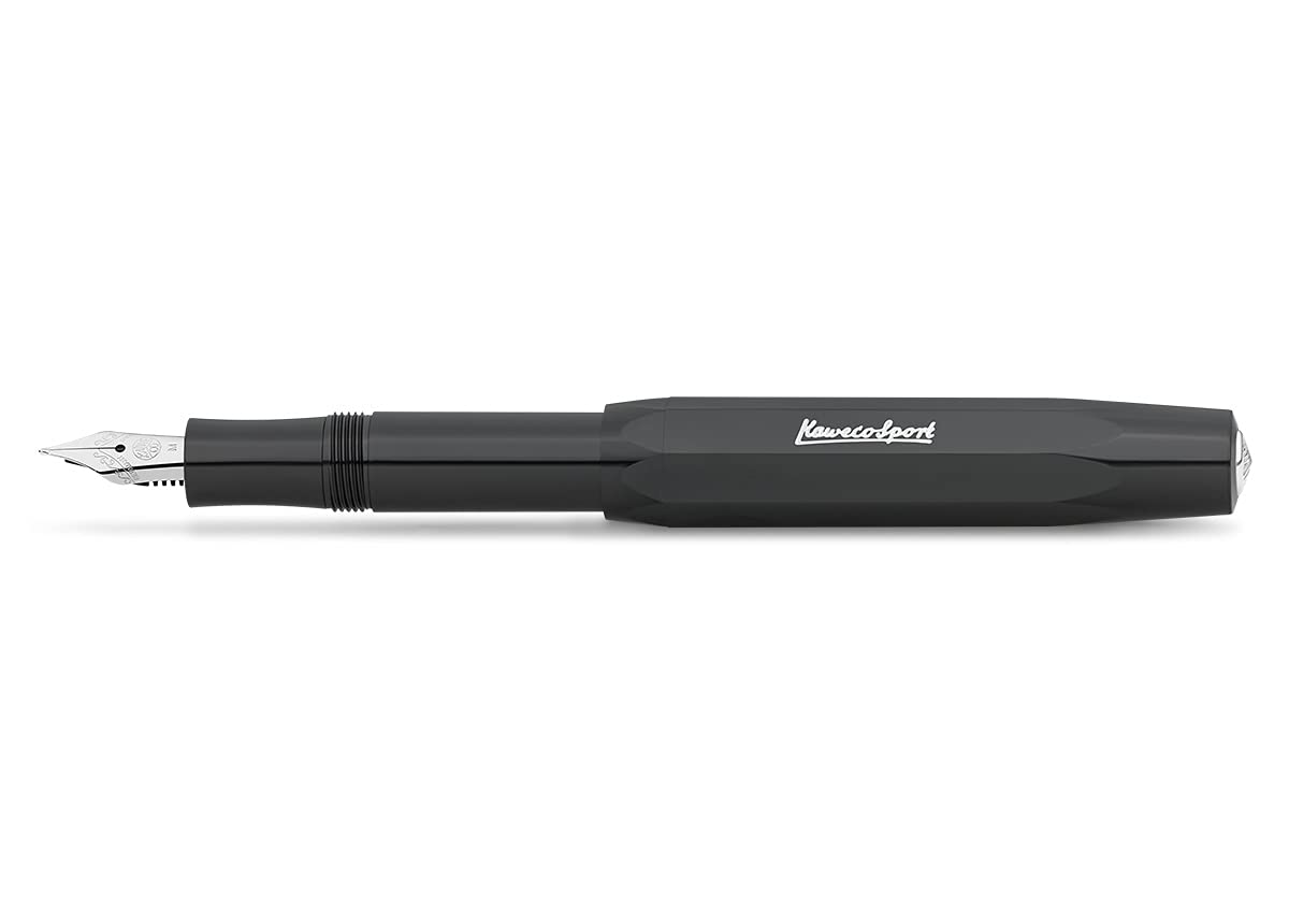 

Перьевая ручка Kaweco M Medium Skyline Sports Black, подлинный импортный продукт SSFP-BK
