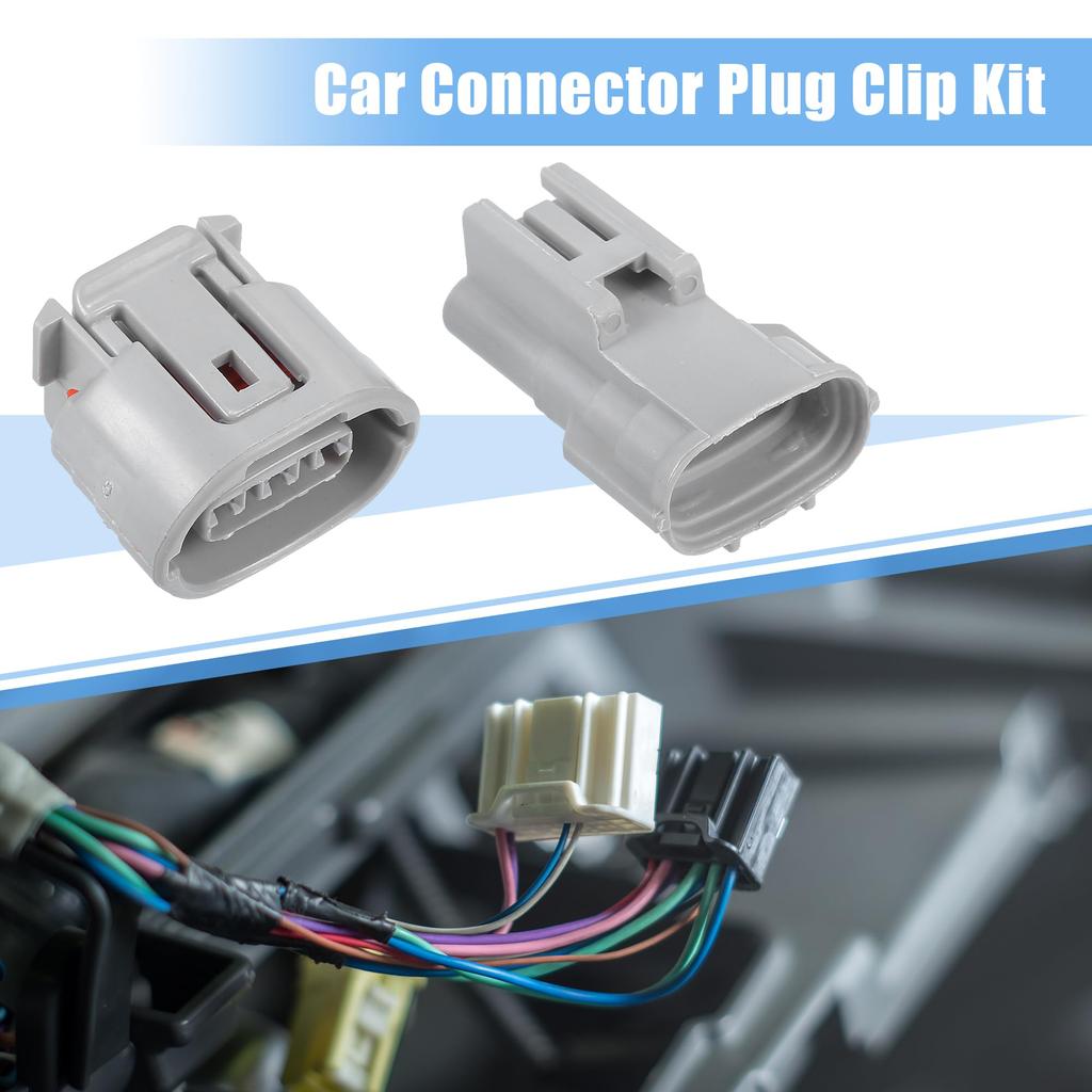 X AUTOHAUX TS Alternator Connector Adapter Male and Female Plug