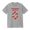 Throbbing Gristle Flash Knot Logo T-Shirt für Rockband-Stil vintage Gewaschen Lässig Leicht dehnbar Vielseitig mode Unisex