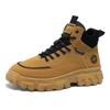 Autumn Men's Shoes High-top Martin Boots Men's Tooling Shoes Trendy Versatile Platform Retro Mountaineering Short Boots
