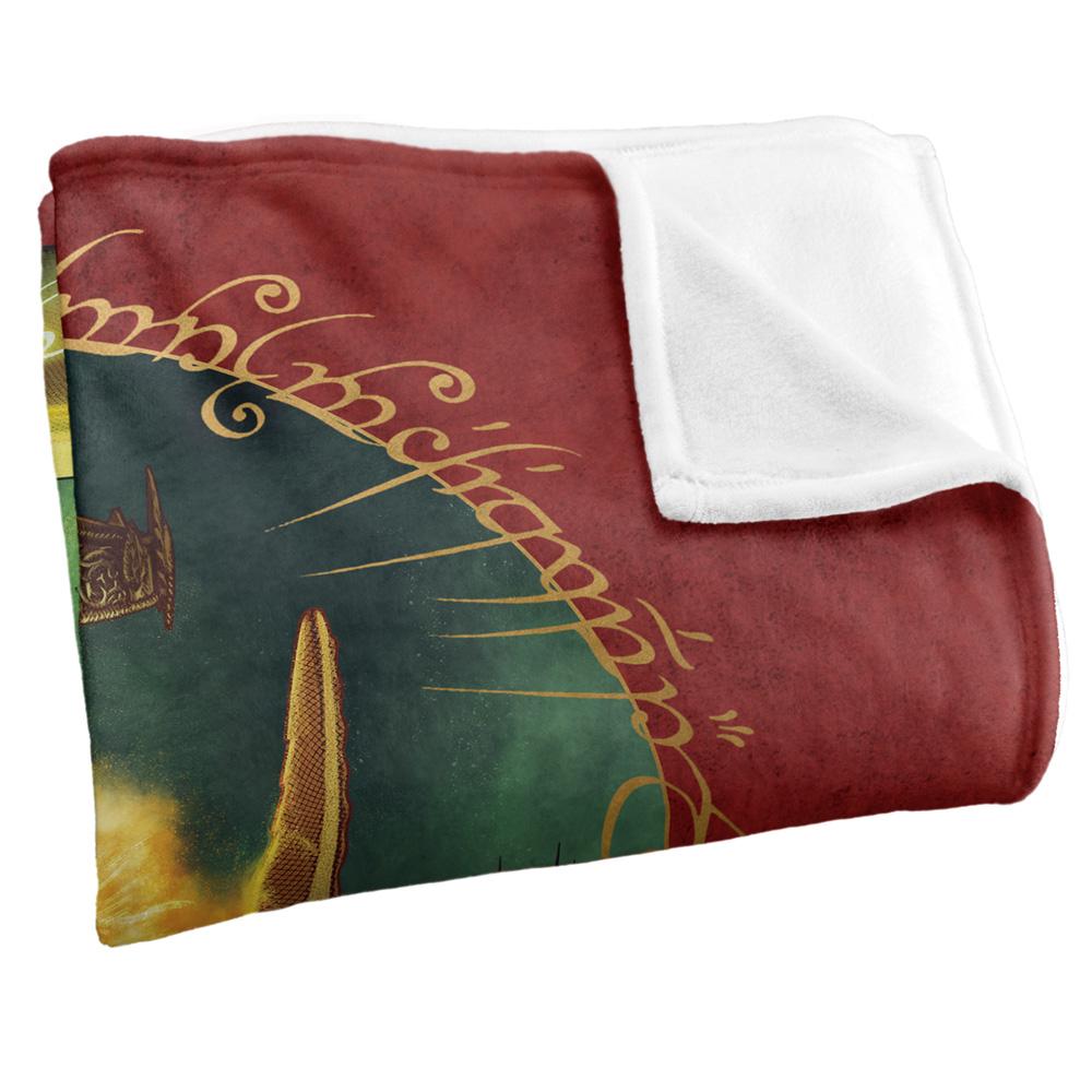 Lord Of The Rings Barad-Dur Sauron Silky Supersoft Blanket