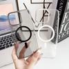 Ultradünne transparente magnetische Telefonhülle für iPhone 16 15 14 13 12 11 Pro Max iPhone16 Wireless Charge Back Clear Cover
