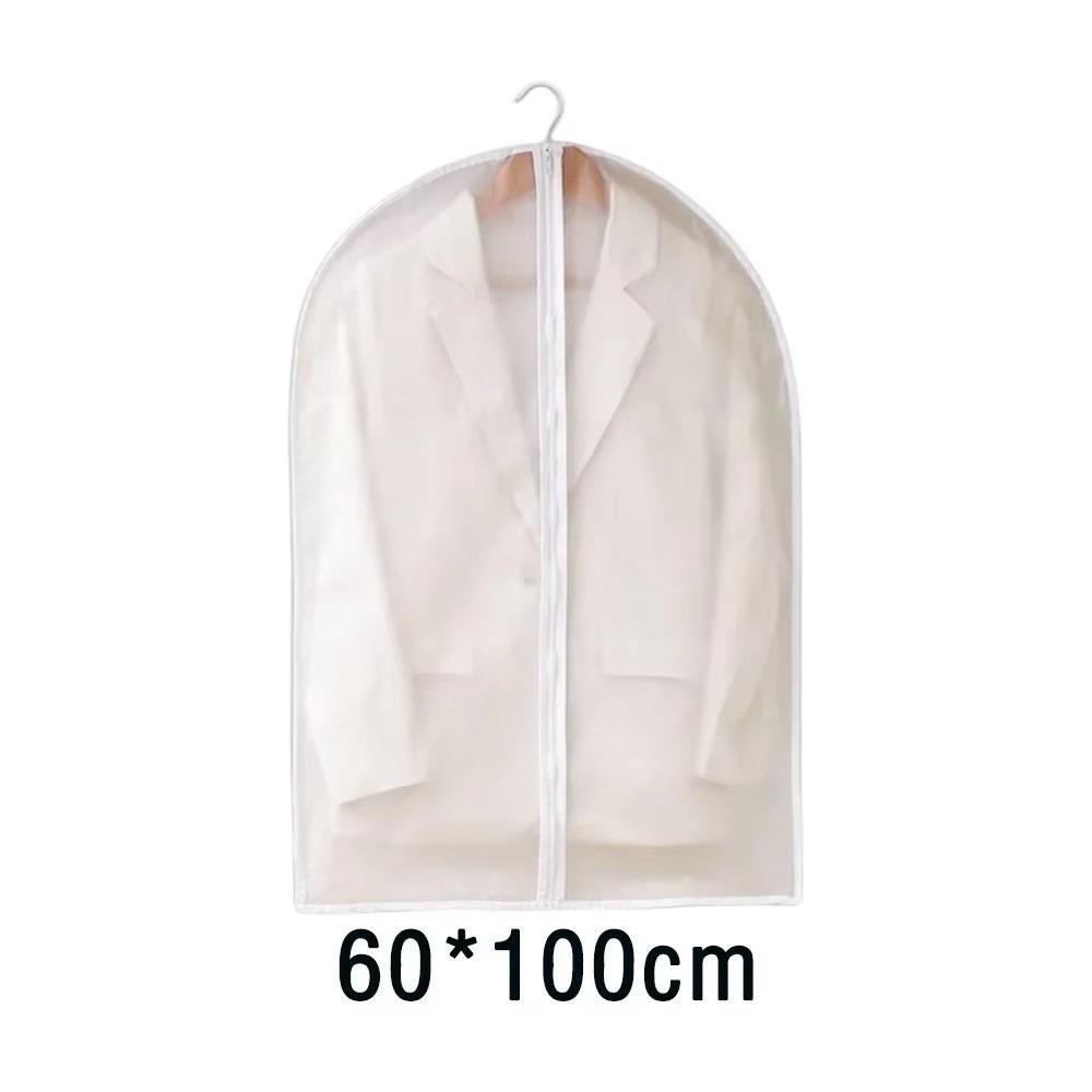 

Transparent Clothes Dust Cover Zipper Hanging Clothing Dust-proof Covers Waterproof Protector Dust Cover