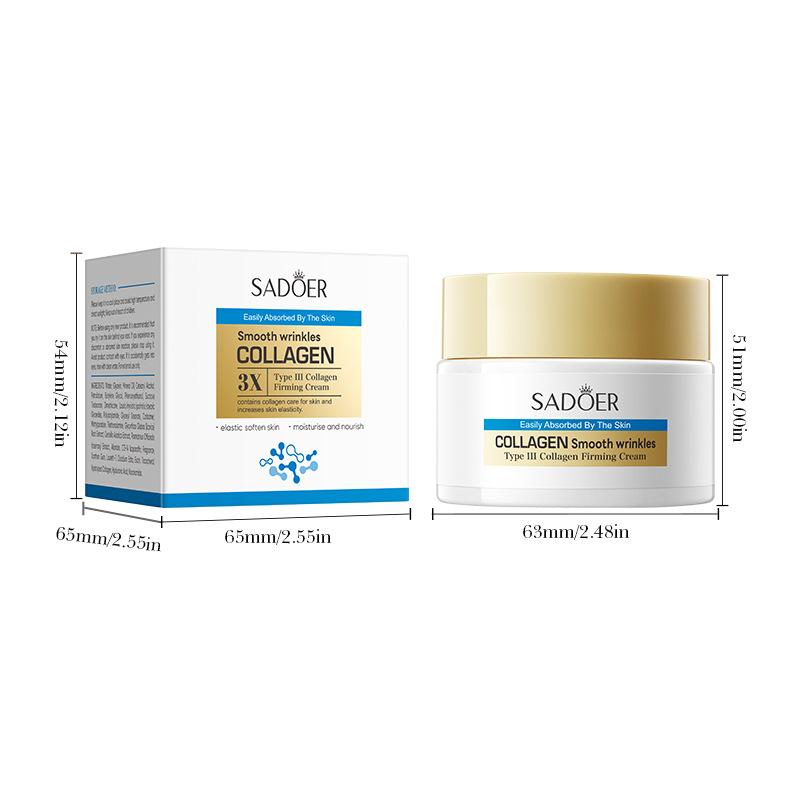 Type III Collagen Stroking Cream 60g Rejuvenating, Moisturizing and Moisturizing Cream