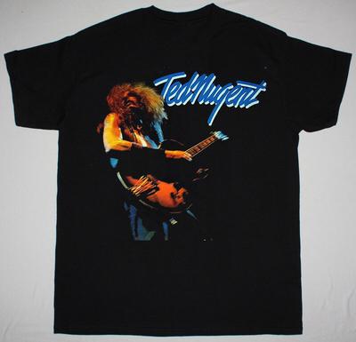 SALE Ted Nugent - Ted Nugent Tee Short Sleeve Black Shirt Size S-45XL Unisex T-Shirt