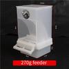 4X White Bird Feeders Automatic Parrot Feeder Drinker Seed Food Container Cage For Small And Medium Parakeets