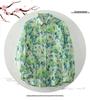 Retro Floral Cotton Linen Lapel Long Sleeve Women's Shirt - 2026 Spring Collection