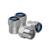4PCS Metal Wheel Tire Valve Caps Stem Case For Ford Fiesta EcoSport ESCORT focus 1 focus 3 focus 2 Car Styling djzh66