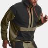 Under Armour Popover Woven Training Color Block Hoodie Men Hoodies Green 1366188-361