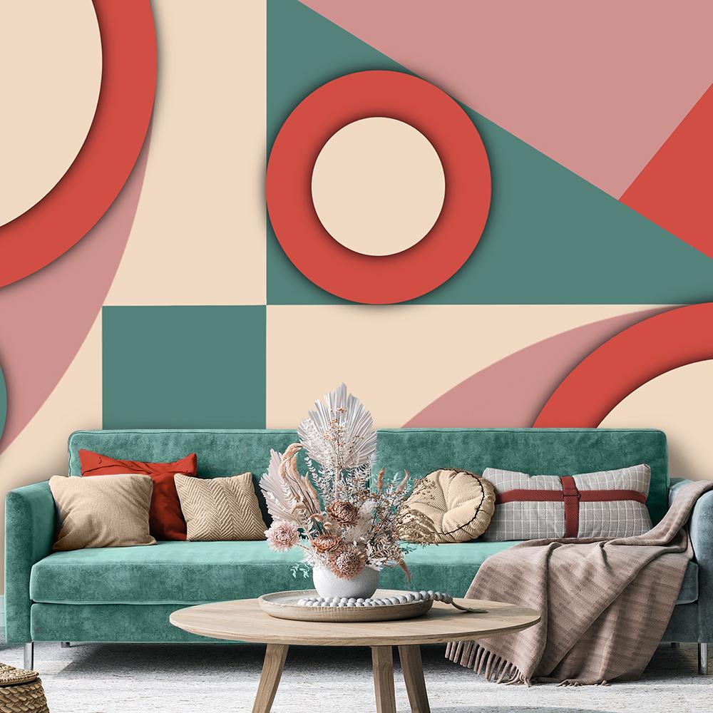 Wallpaper Geometric Shapes Abstraction