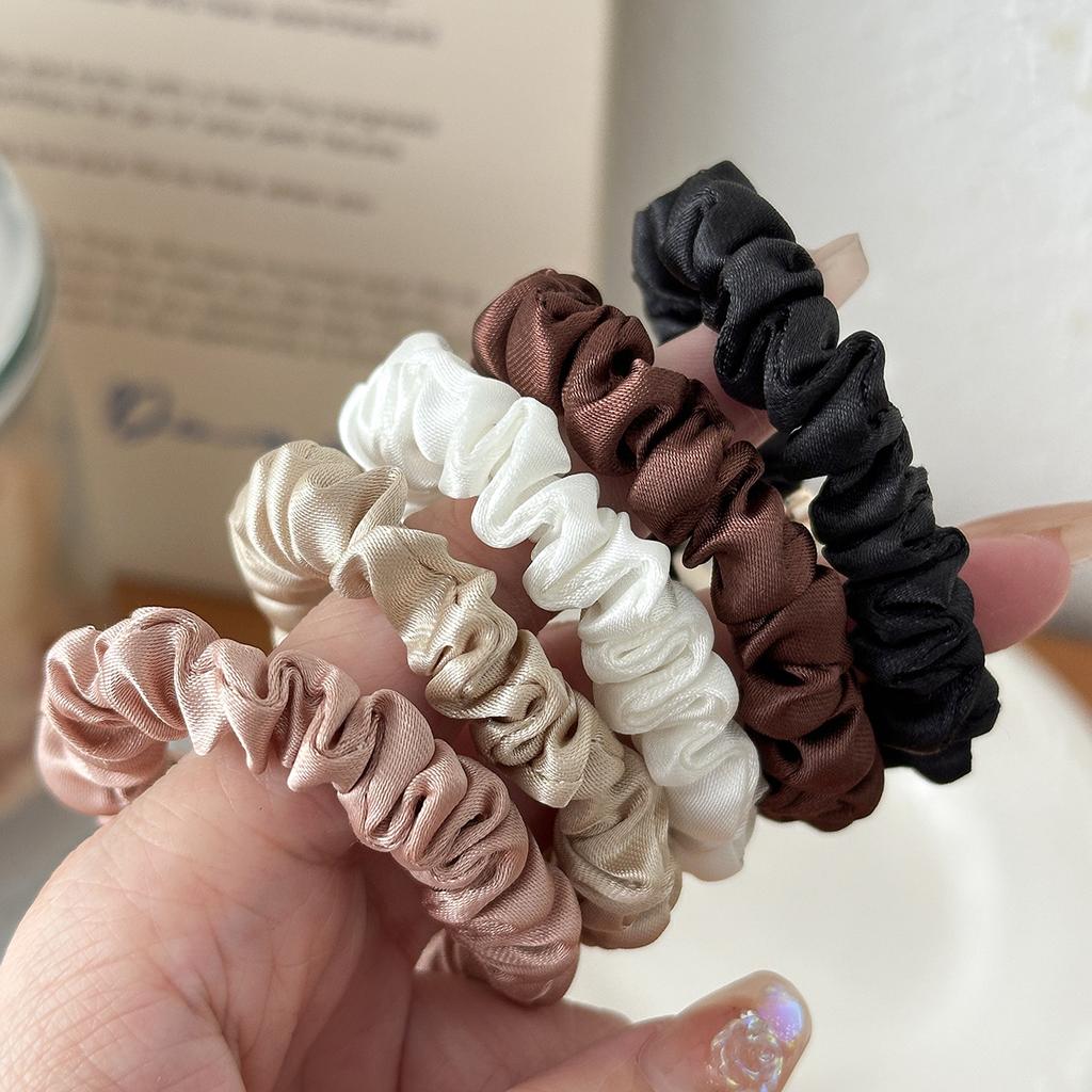Simple Rabbit-shaped Small Intestine Hairband Ponytail Hair Tie High-end High Ponytail Hair String Accessory Elastic Hair Tie Updo