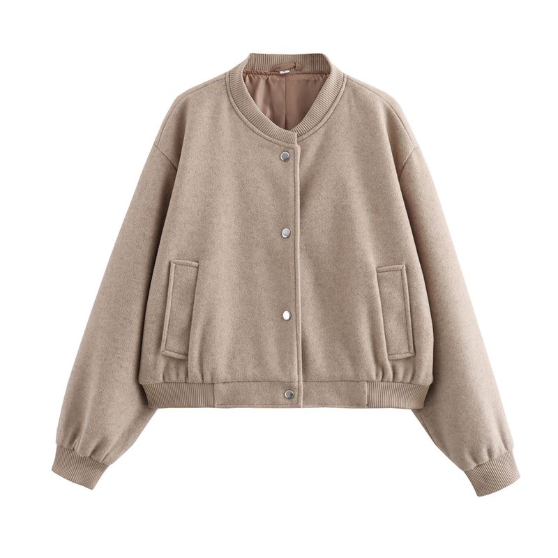Kaslead New Arrival Women's Clothing Fashion Style Fashion Casual Easiest for Match 5 Colors Soft Woolen Jacket Outwear