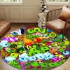 Zombie Party  Round Rug for Livingroom,Bedroom, Palyroom, Chair Rug, Area rug, Circle Carpet, Large Size Fan Christmas gift