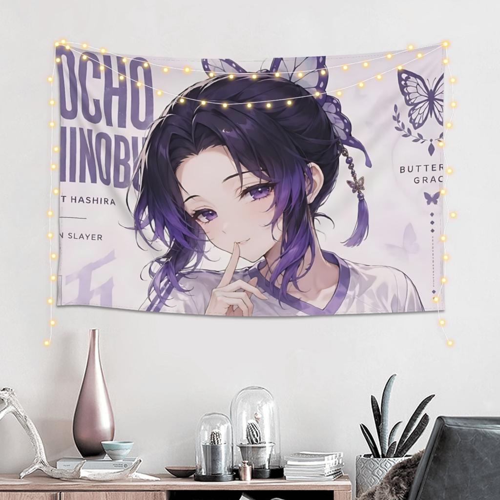 Demon Slayer Cutecore Tapestry Room Decoration Home Decoration Tapestry Decor Accessories Cute Room Decor