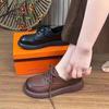 Casual Single Shoes 2024 Neue flache Schnürschuhe Casual Two Wear Vulkanisierte Damenschuhe Zapatos De Mujer Luxusschuhe