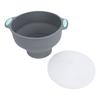 Máquina de Pipoca para Micro-ondas, Tigela de Silicone Dobrável com Tampa, Pode Ser Lavada na Lava-louças, Ideal para Noites de Cinema e Eventos Casuais
