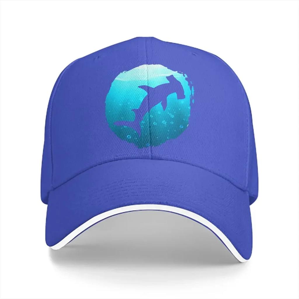 Hammerhead Unisex Baseball Caps Peaked Cap Shark Scuba Diving Sun Shade Hats for Unisex Women