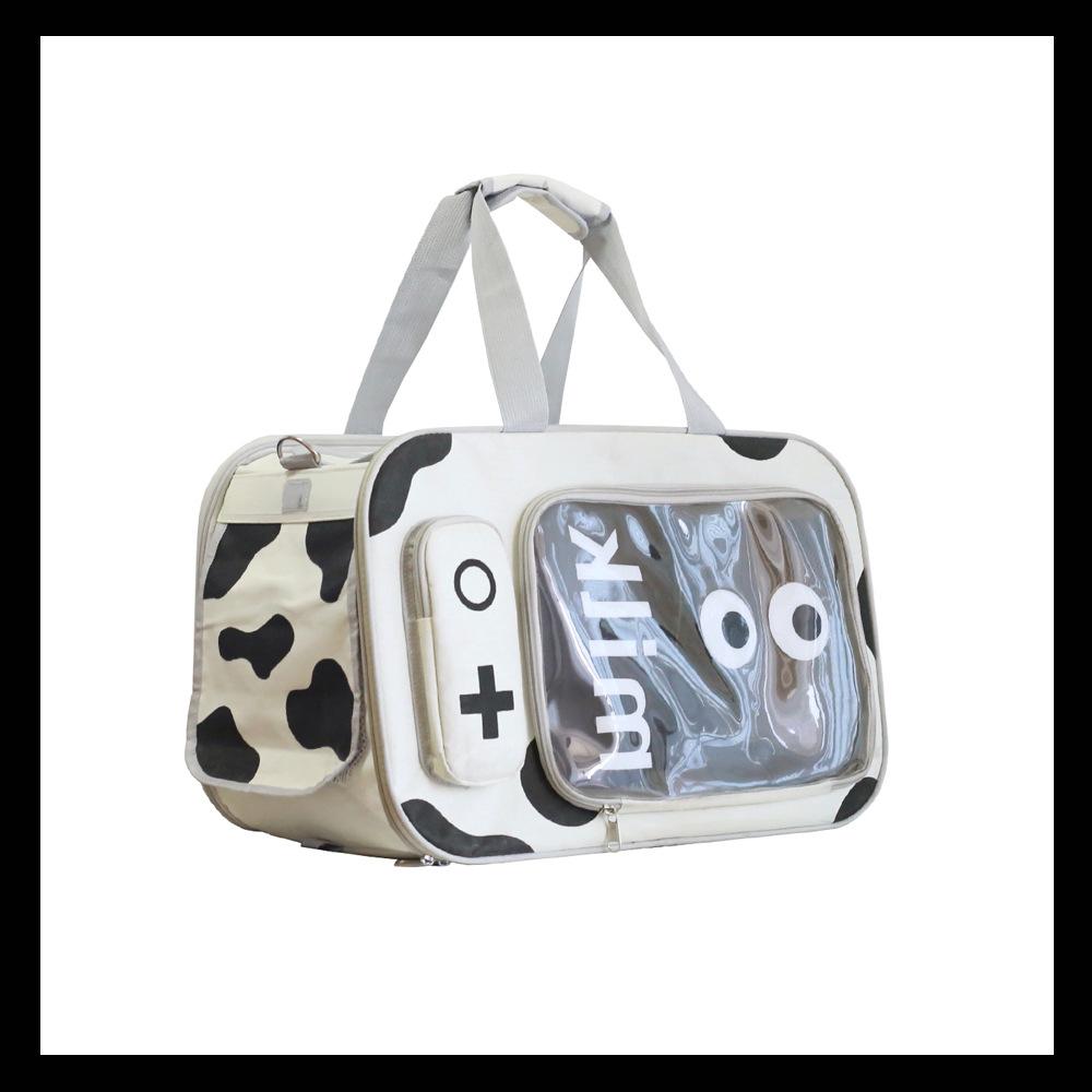 

Space Capsule Pet Carrier Backpack Trolley for Cats Dogs Portable Breathable Astronaut Window Travel Bag Foldable Suitcase