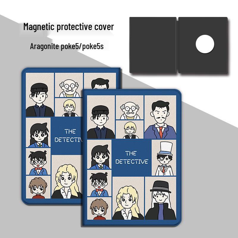 

Магнитный мультяшный защитный чехол Conan для электронной книги Onyx Leaf 5S/6/Tab 8C Poke 6/6S - Magnetic