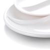 Yangge Melamine Two-Compartment Round Divided Plate
