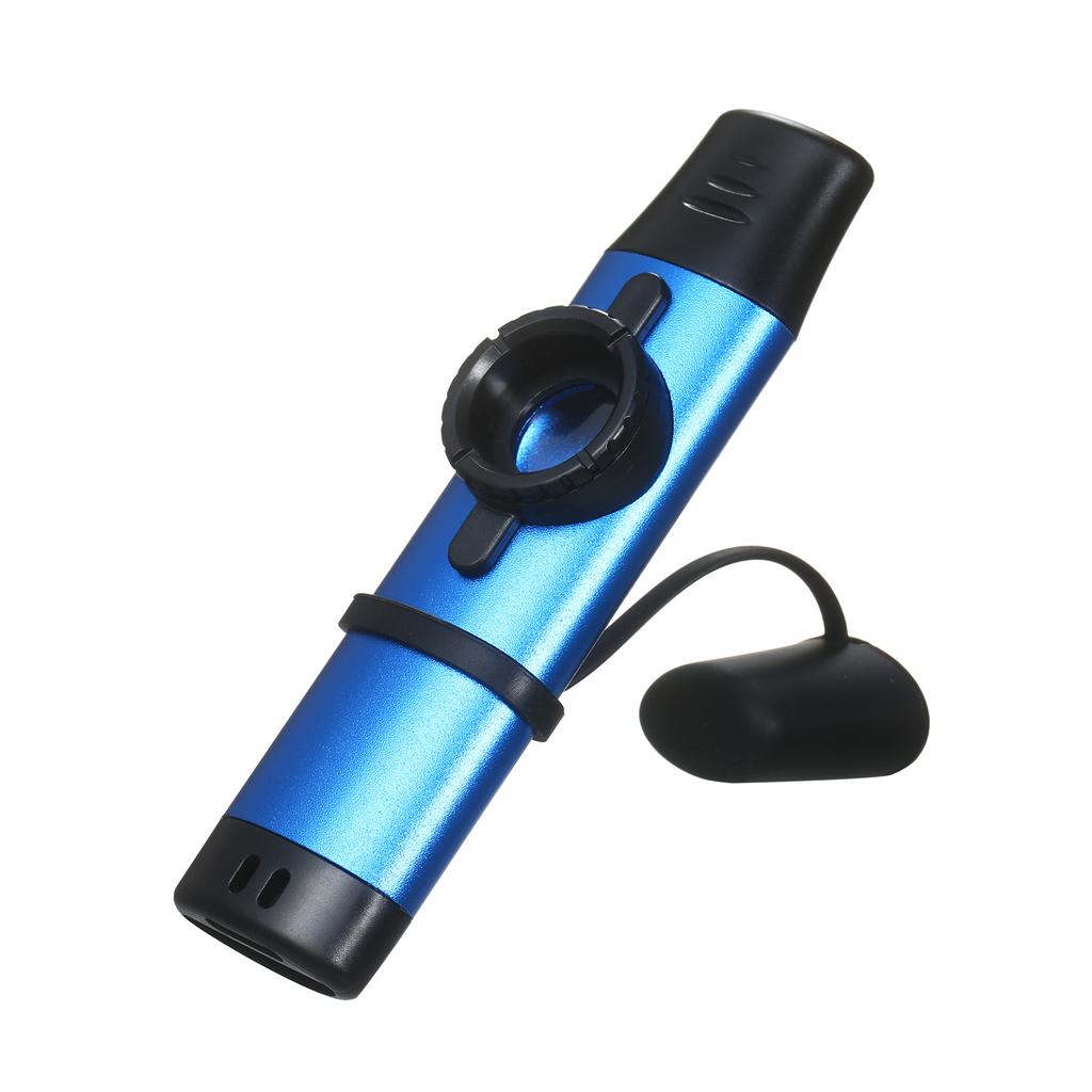 Aluminum Alloy Kazoo Woodwind Instrument Musical Instrument for Beginners Blue