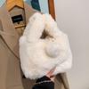 Autumn and Winter Niche Plush Bag 2025 New Women's Bag Popular Versatile Chain Messenger Bag Plush Bag Bucket Bag