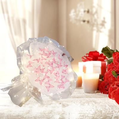 Vlinderboeket DIY Materiaalpakket Ornament Vakmanschap Kunstbloemen