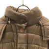 Herno Down Coat 40 Brown Beige Hood Women Used