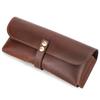 Retro Genuine Leather Sunglasses Case - Crazy Horse Cowhide Travel Glasses Storage Box