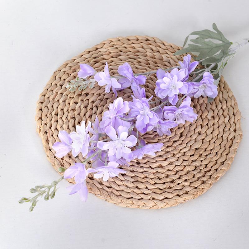 Consolida Ajacis And Hyacinthus Orientalis Artificial Flower For Decoration Home