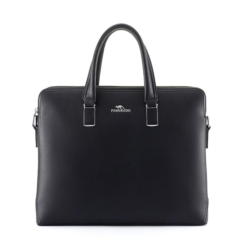 

TS JYL laptop bag,Wholesale Men Business Handbag Shoulder PVC Plaid Vertical Briefcase OneSize чёрный