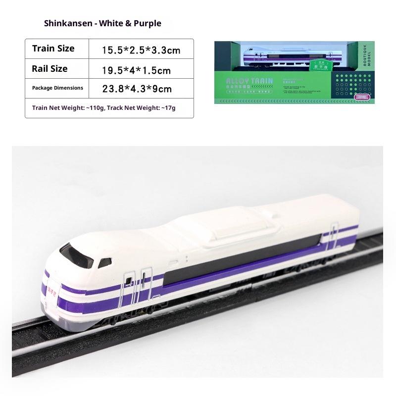 Modello Treno Locomotiva Verde Vintage in Lega Treno ad Alta Velocità Harmony Express Metro Realistica Locomotiva a Vapore Giocattolo da Collezione per Bambini