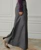 RESIS Dot Maxi Long Skirt [Charcoal] / Rf3Lsk502