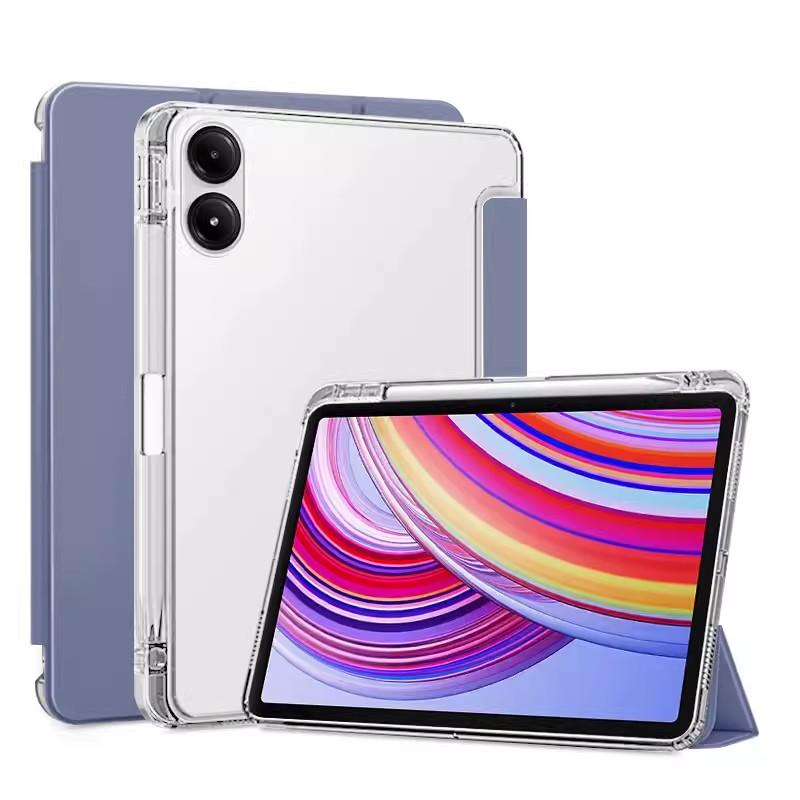 

Чехол для Redmi Pad Pro 12.1 2024 Магнитный смарт-чехол для Xiaomi Redmi Pad Pro 12.1 дюймов с держателем для карандаша Чехол для планшета Poco Pad Pro 12.1 лавандовый